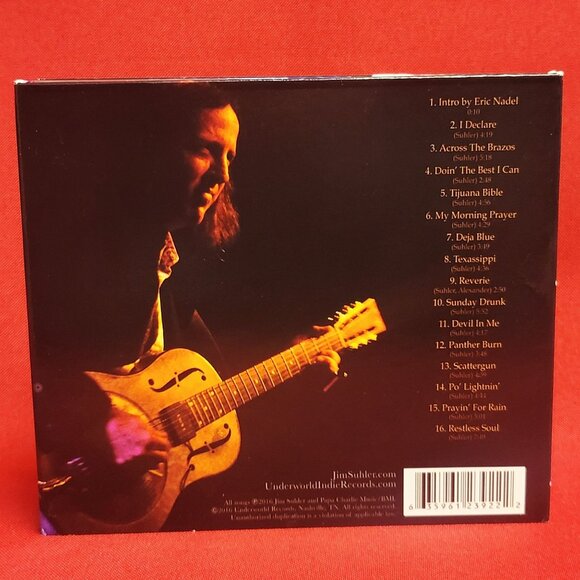 Jim Suhler & Monkey Beat Live At The Kessler CD 2016 Signed - Picture 2 of 10